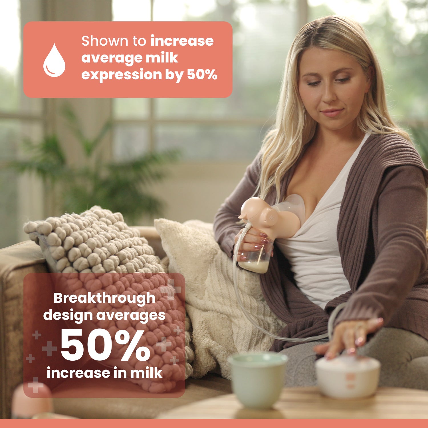 Elektrische Einzelmilchpumpe mit revolutionärer zungensimulierender Technologie