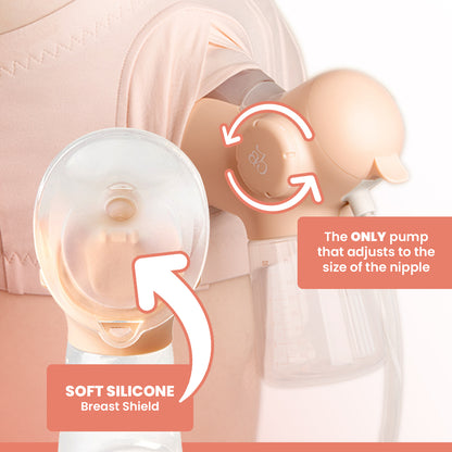 Single Electric Breast Pump with revolutionary Tongue-Simulating Technology