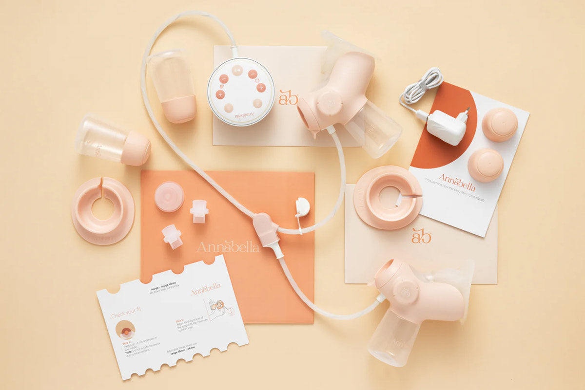 Annabella Double Electric Breast Pump - 18-24mm fit + Free Bra